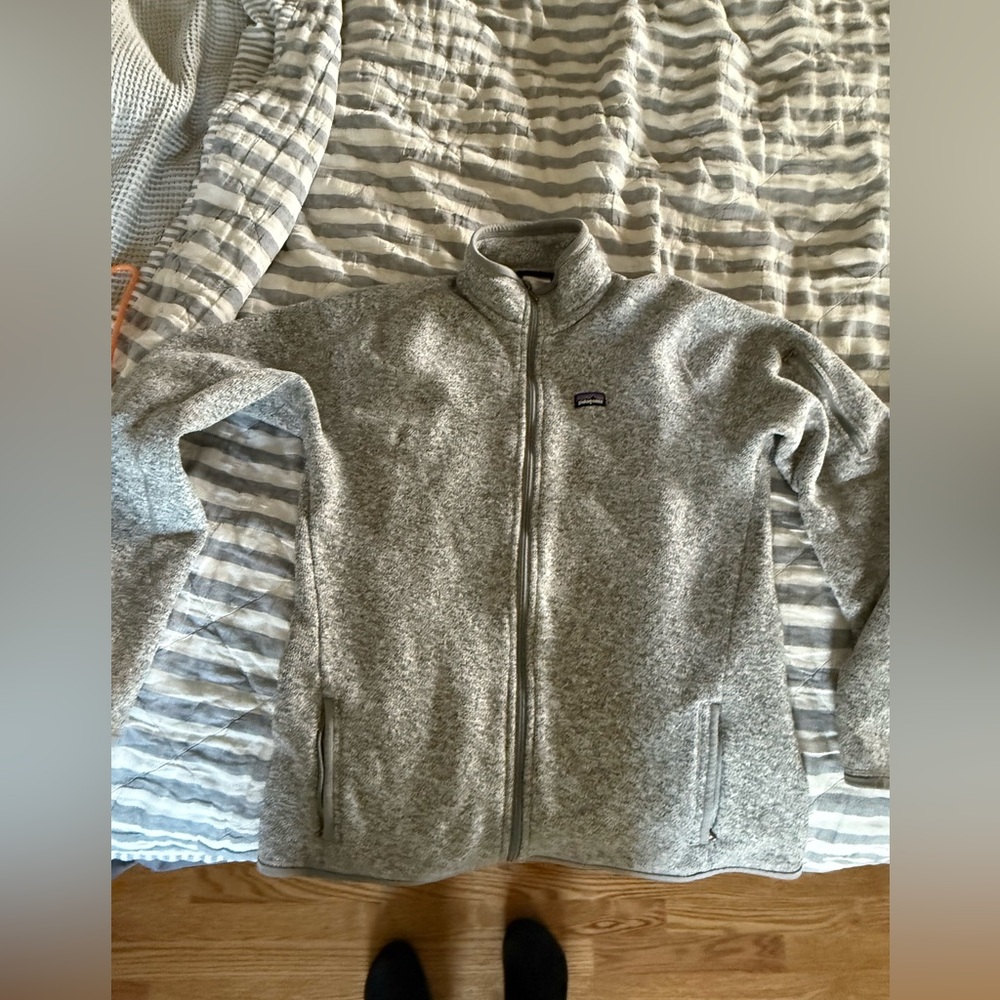Patagonia Women's Better Sweater XL in silver birch